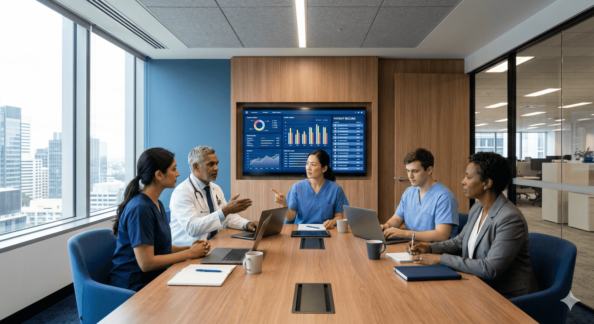 Combined consulting and theatre healthcare team using Medical Wizard across both operations